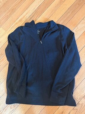 George Men’s Black Half-Zip Pullover Sweater